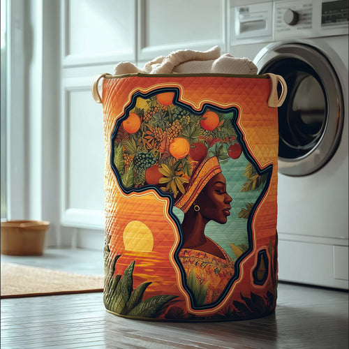 African Dream Quilted Laundry Basket GFTOTG1255