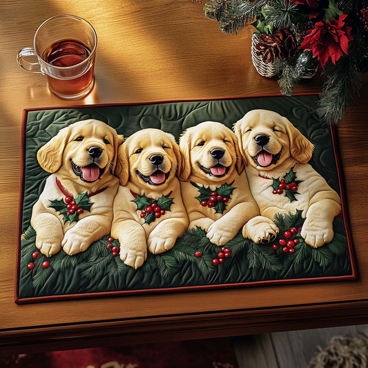 Golden Retriever Quilted Place Mat GFTOTG1257