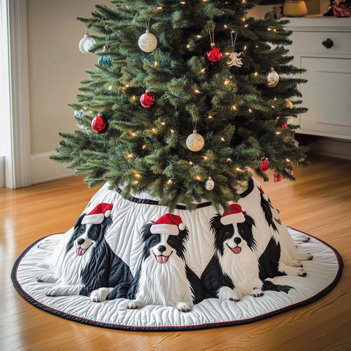 Border Collie Quilted Tree Skirt GFTOTG1264