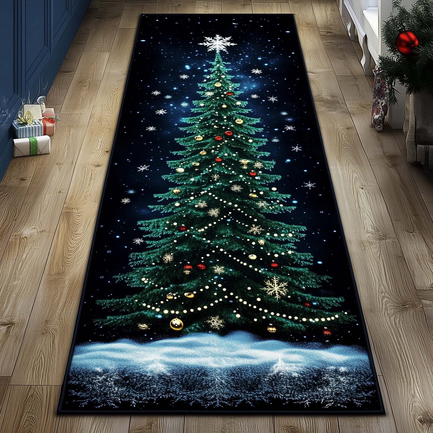 Christmas Tree Runner Rug GFTOTG1276