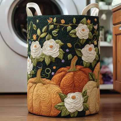 Pumpkin Haven Quilted Laundry Basket GFTOTG129