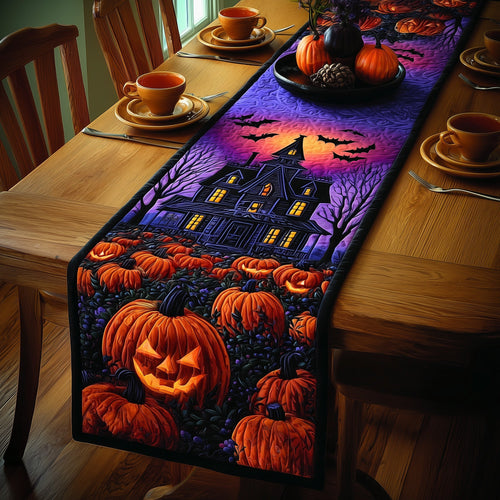 Mystic Halloween Night Quilted Table Runner GFTOTG132
