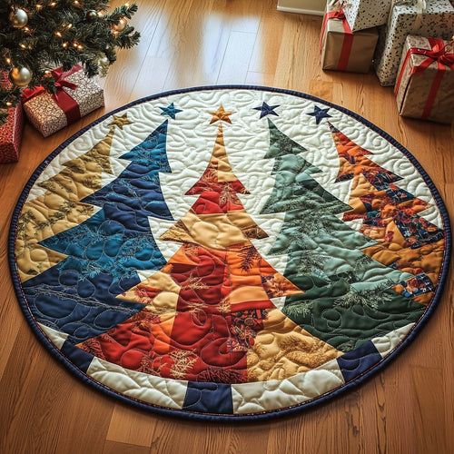 Winter Pine Quilted Round Mat GFTOTG1320