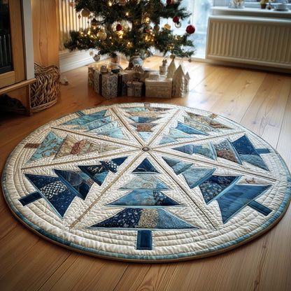 Winter Pine Quilted Round Mat GFTOTG1322