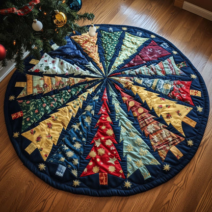 Winter Pine Quilted Round Mat GFTOTG1323