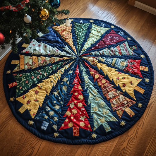 Winter Pine Quilted Round Mat GFTOTG1323