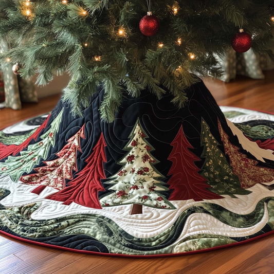 Winter Pine Quilted Tree Skirt GFTOTG1325