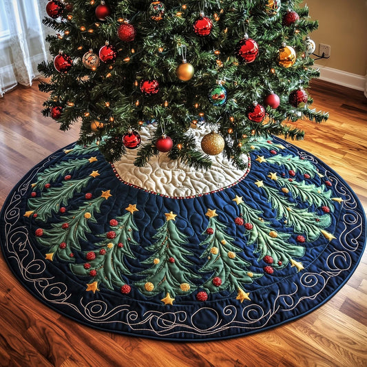 Winter Pine Quilted Tree Skirt GFTOTG1327