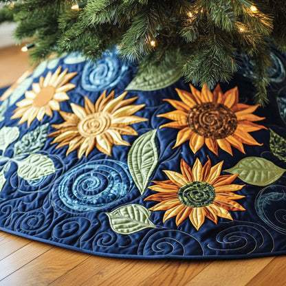 Sunflower Quilted Tree Skirt GFTOTG1329