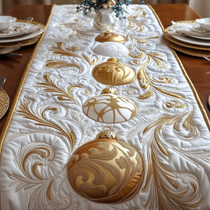 Christmas Ornaments Quilted Table Runner GFTOTG1339