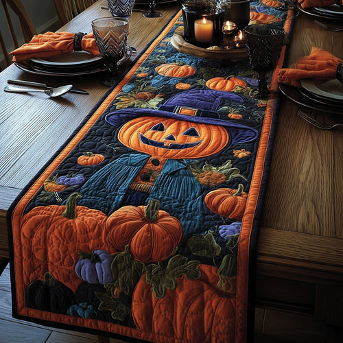 Mystic Halloween Night Quilted Table Runner GFTOTG134