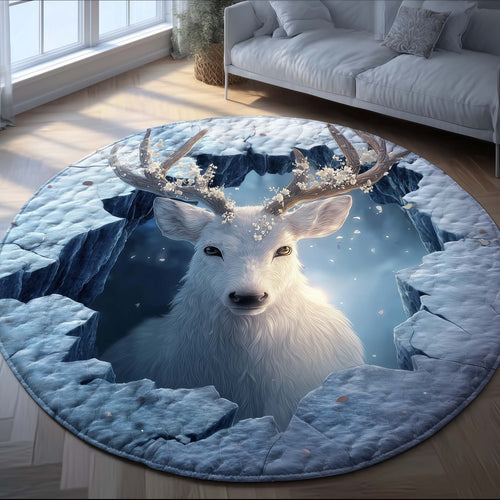 Mystic Deer Quilted Round Mat GFTOTG1359