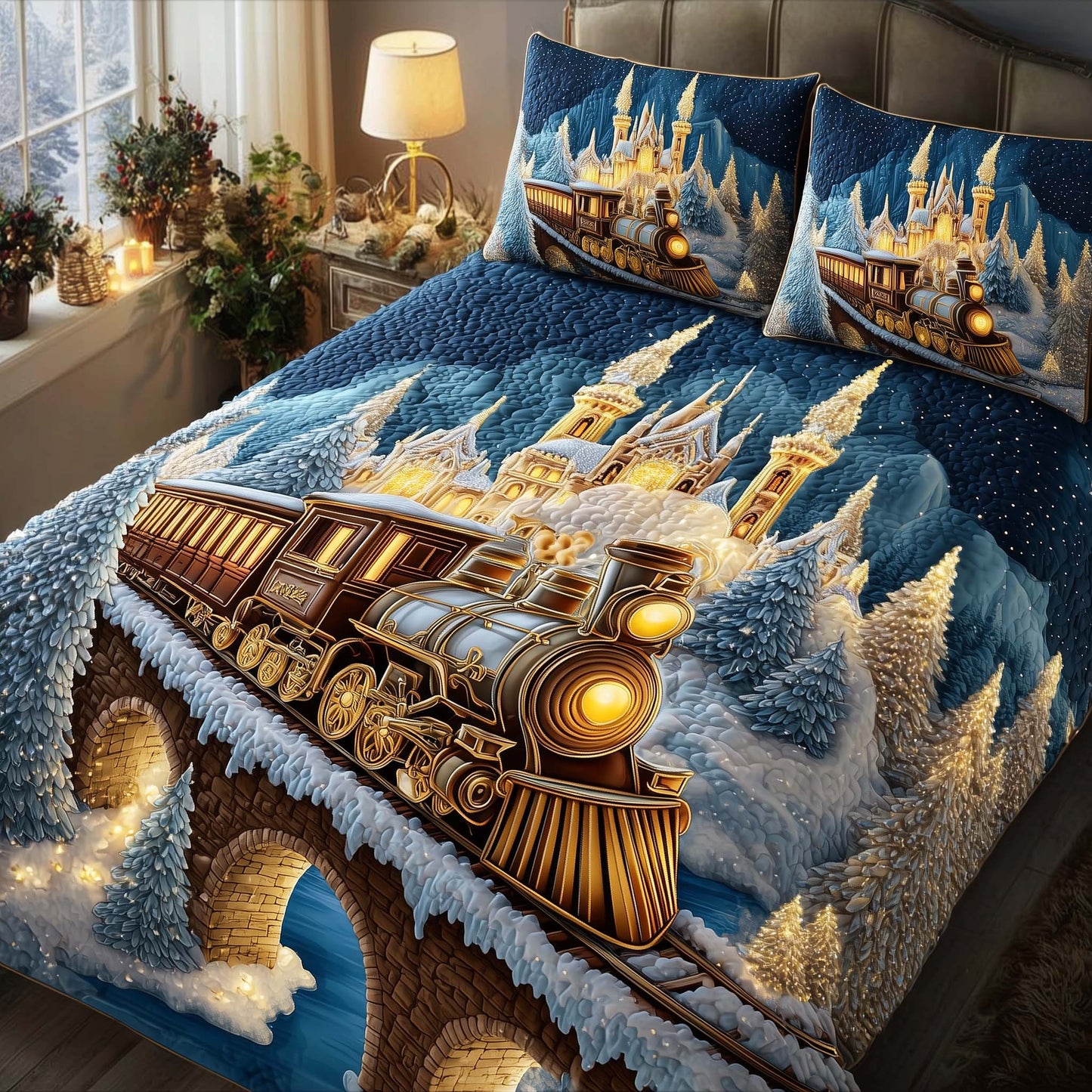 Yuletide Express Duvet Cover Set GFTOTG1365