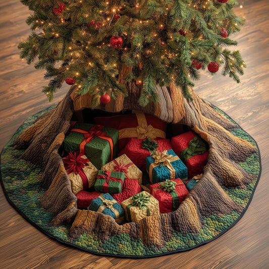 Holiday Treasures Quilted Tree Skirt GFTOTG1375