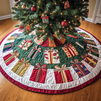 Holiday Treasures Quilted Tree Skirt GFTOTG1377