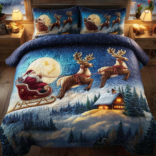 Midnight Santa Voyage Duvet Cover Set GFTOTG1385