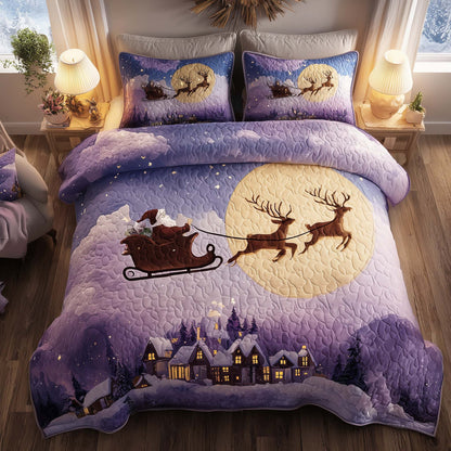 Midnight Santa Voyage Duvet Cover Set GFTOTG1388