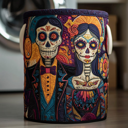 Dia de los Muertos Quilted Laundry Basket GFTOTG139