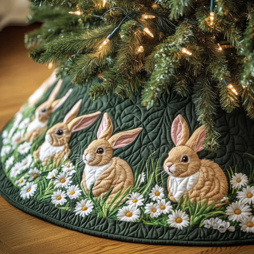 Adorable Bunny Quilted Tree Skirt GFTOTG1400