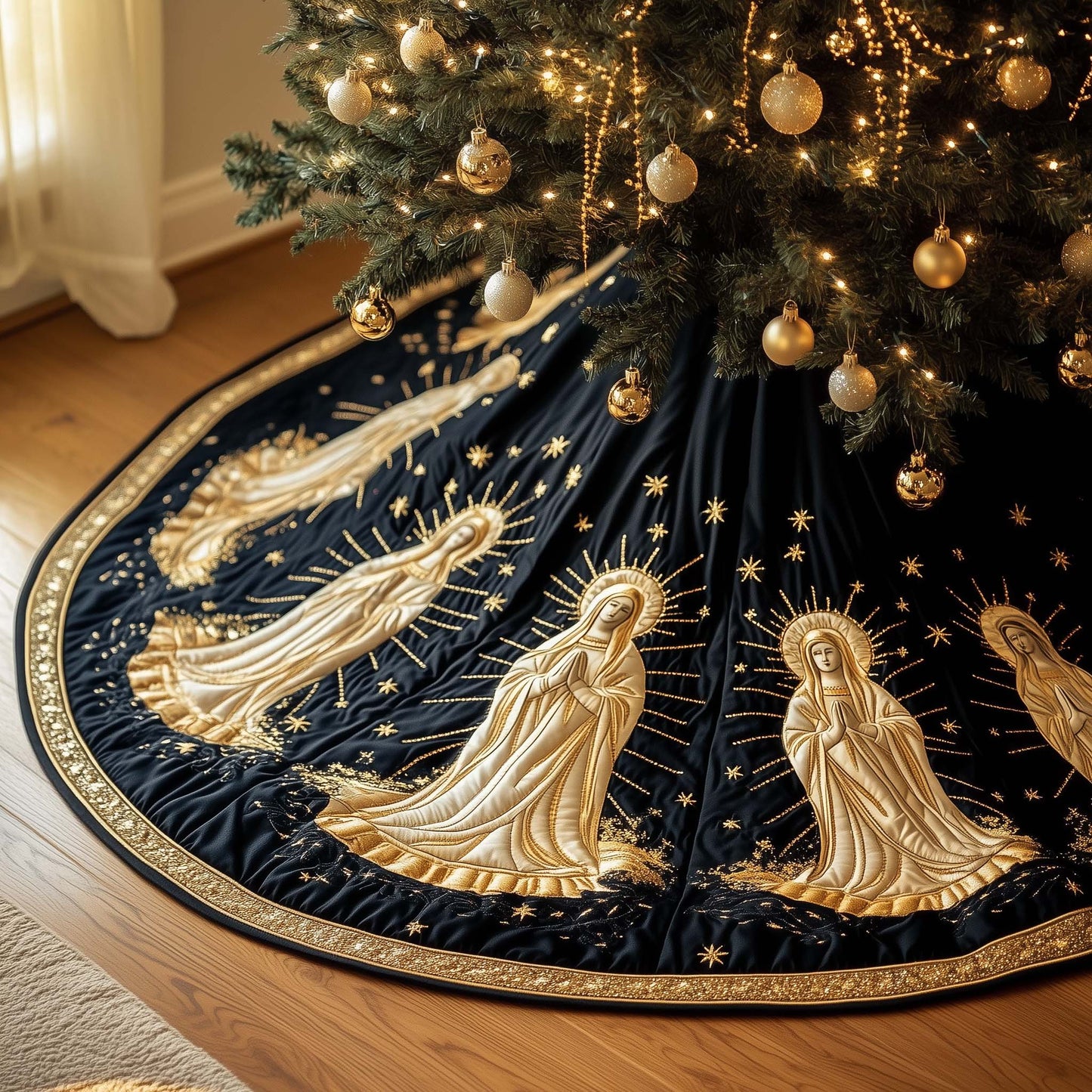 Sacred Grace Quilted Tree Skirt GFTOTG1405