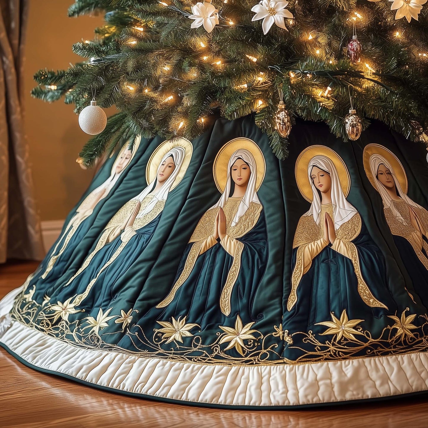 Sacred Grace Quilted Tree Skirt GFTOTG1407