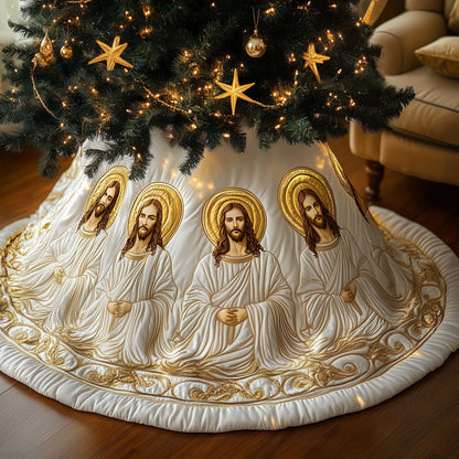 Celestial Faith Quilted Tree Skirt GFTOTG1409