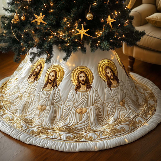 Celestial Faith Quilted Tree Skirt GFTOTG1409
