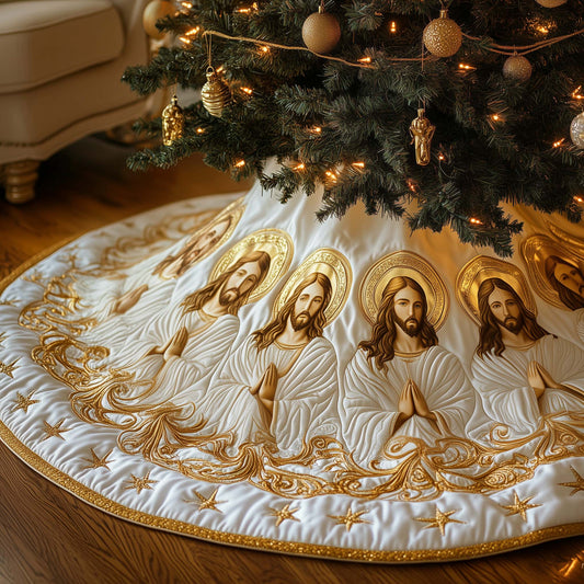 Celestial Faith Quilted Tree Skirt GFTOTG1411