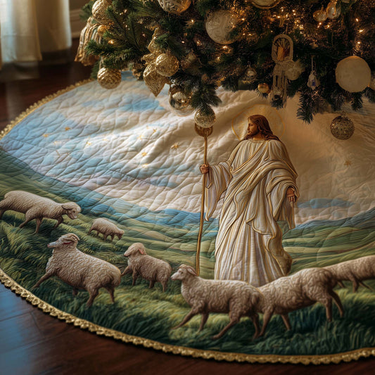 Celestial Faith Quilted Tree Skirt GFTOTG1413
