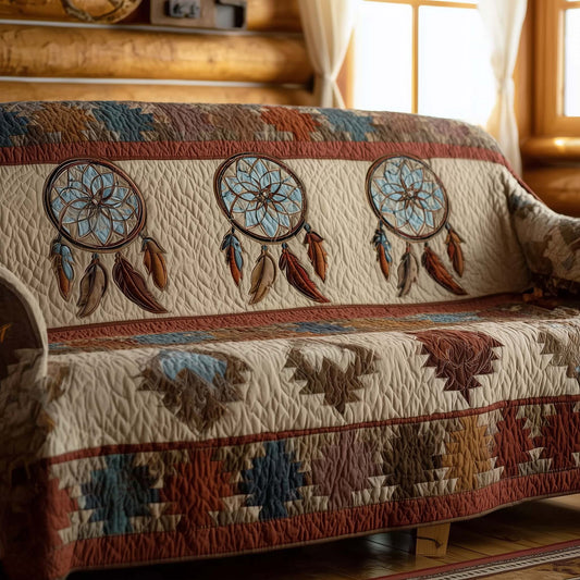 Tribal Whisper Quilted Sofa Cover GFTOTG1415