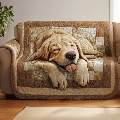 Golden Retriever Quilted Sofa Cover GFTOTG1454