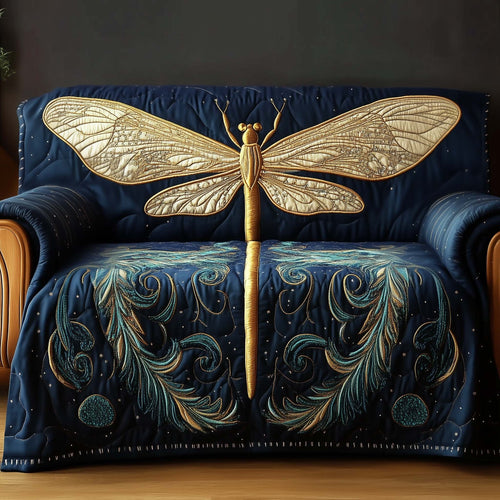 Mystic Dragonfly Quilted Sofa Cover GFTOTG1456
