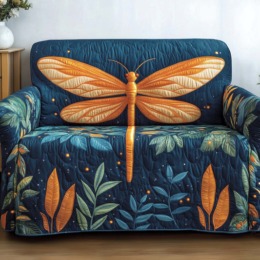 Mystic Dragonfly Quilted Sofa Cover GFTOTG1458