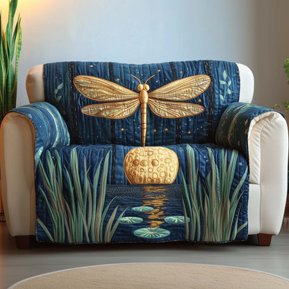 Mystic Dragonfly Quilted Sofa Cover GFTOTG1459
