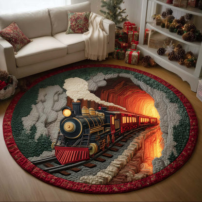 Yuletide Express Quilted Round Mat GFTOTG1462