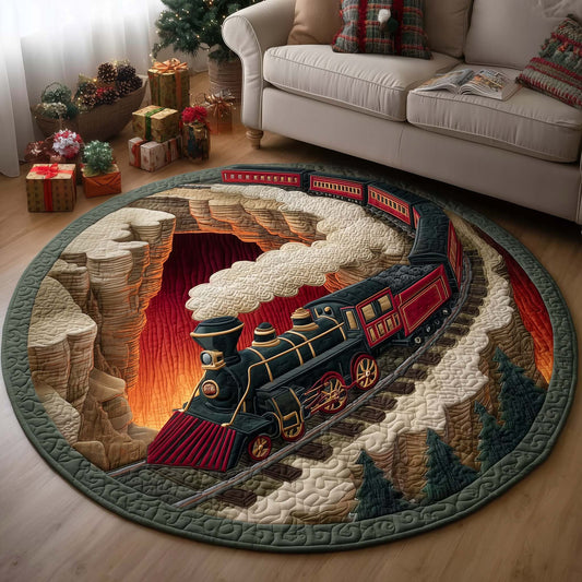 Yuletide Express Quilted Round Mat GFTOTG1463