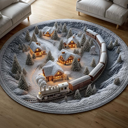 Yuletide Express Quilted Round Mat GFTOTG1465