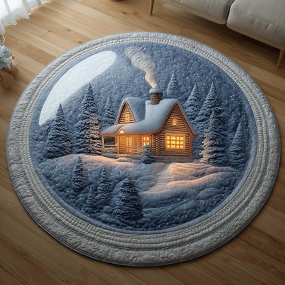 Log Cabin Quilted Round Mat GFTOTG1498