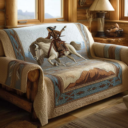 Majestic Bison Quilted Sofa Cover GFTOTG1512