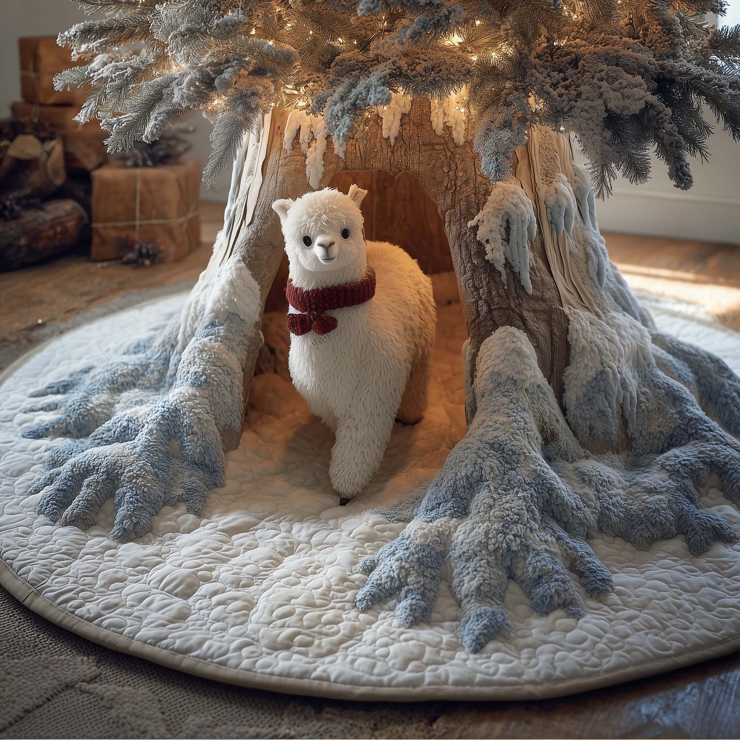 Warm Woolie Quilted Tree Skirt GFTOTG1566