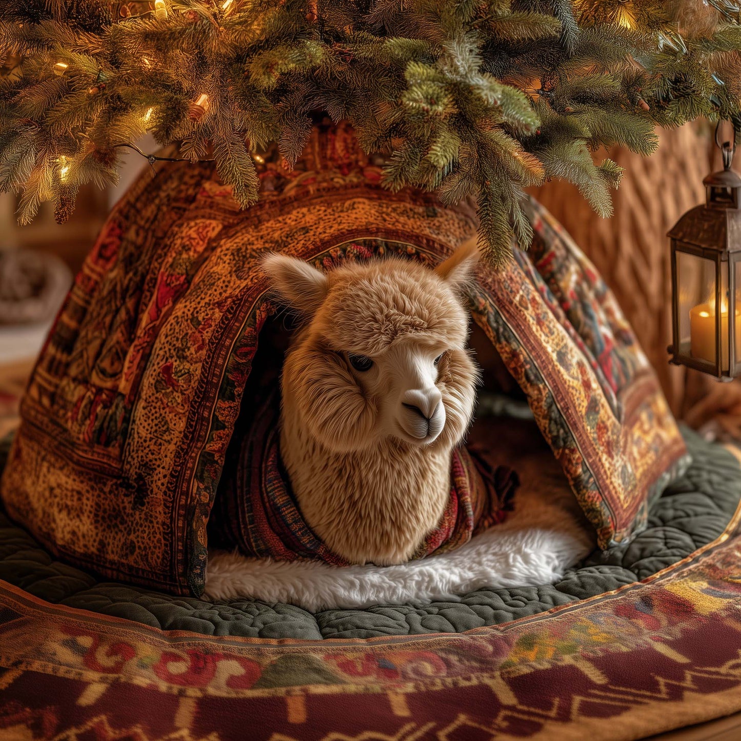 Warm Woolie Quilted Tree Skirt GFTOTG1570