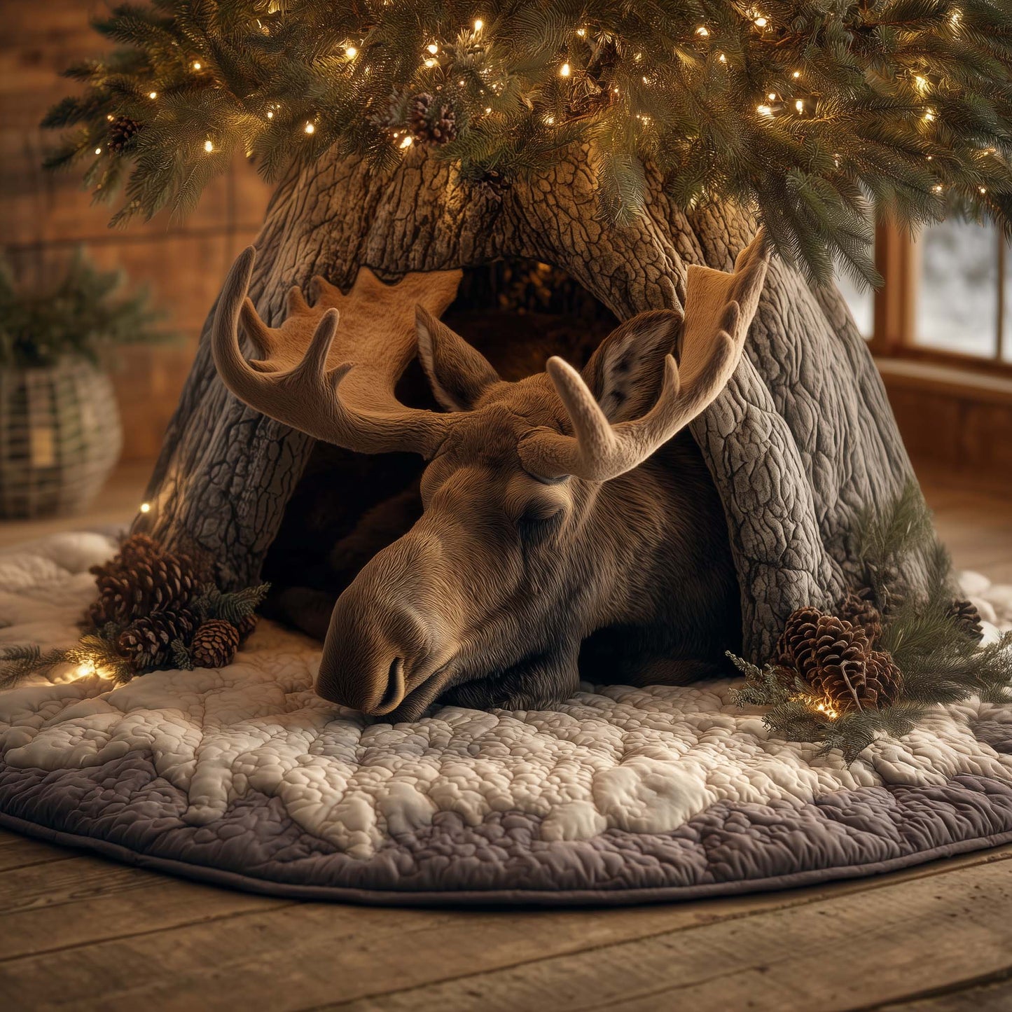 Forest Guardian Quilted Tree Skirt GFTOTG1571