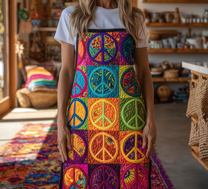 Cosmic Peace Quilted Apron GFTOTG1603