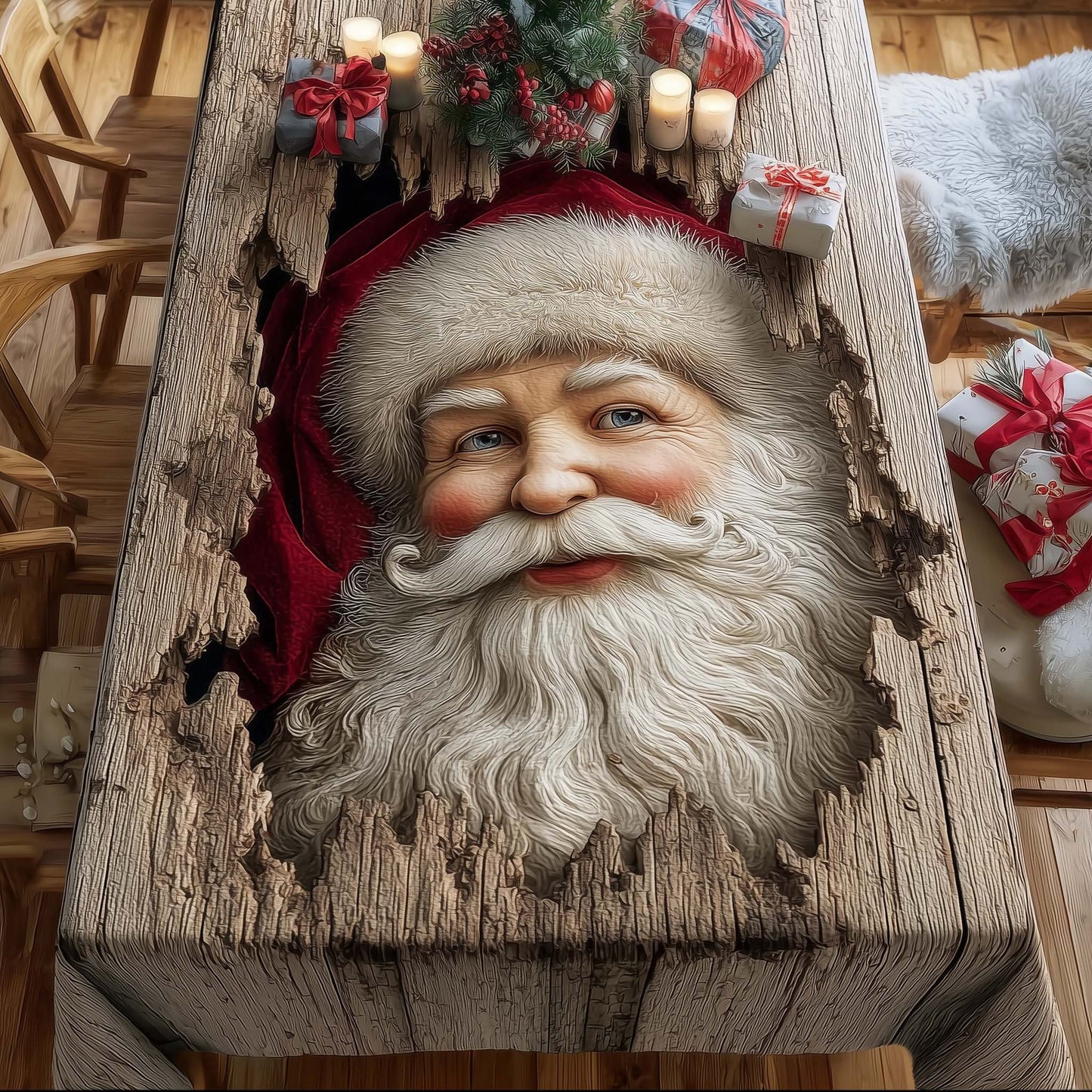 Jolly Santa Tablecloth GFTOTG1627