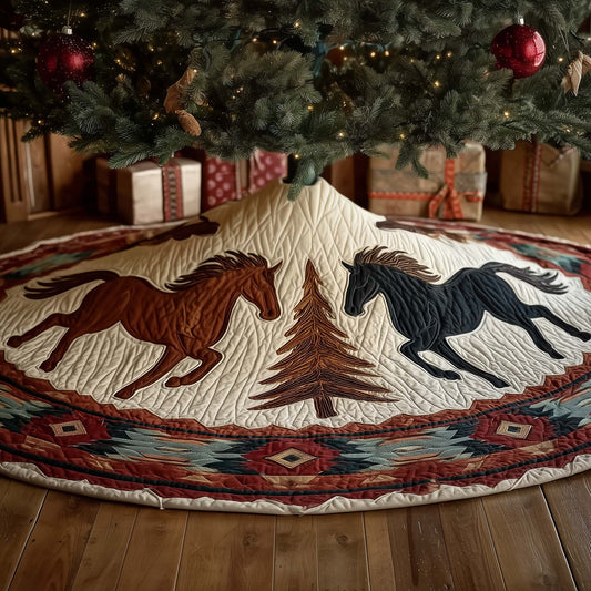 Horse Quilted Tree Skirt GFTOTG1629