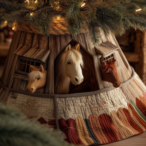 Horse Quilted Tree Skirt GFTOTG1632