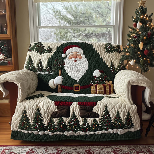 Jolly Santa Quilted Sofa Cover GFTOTG1671