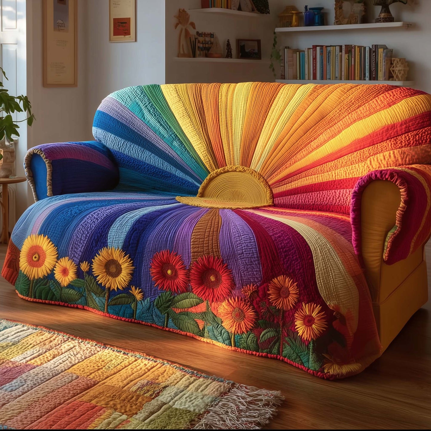 Meadow Quilted Sofa Cover GFTOTG1673