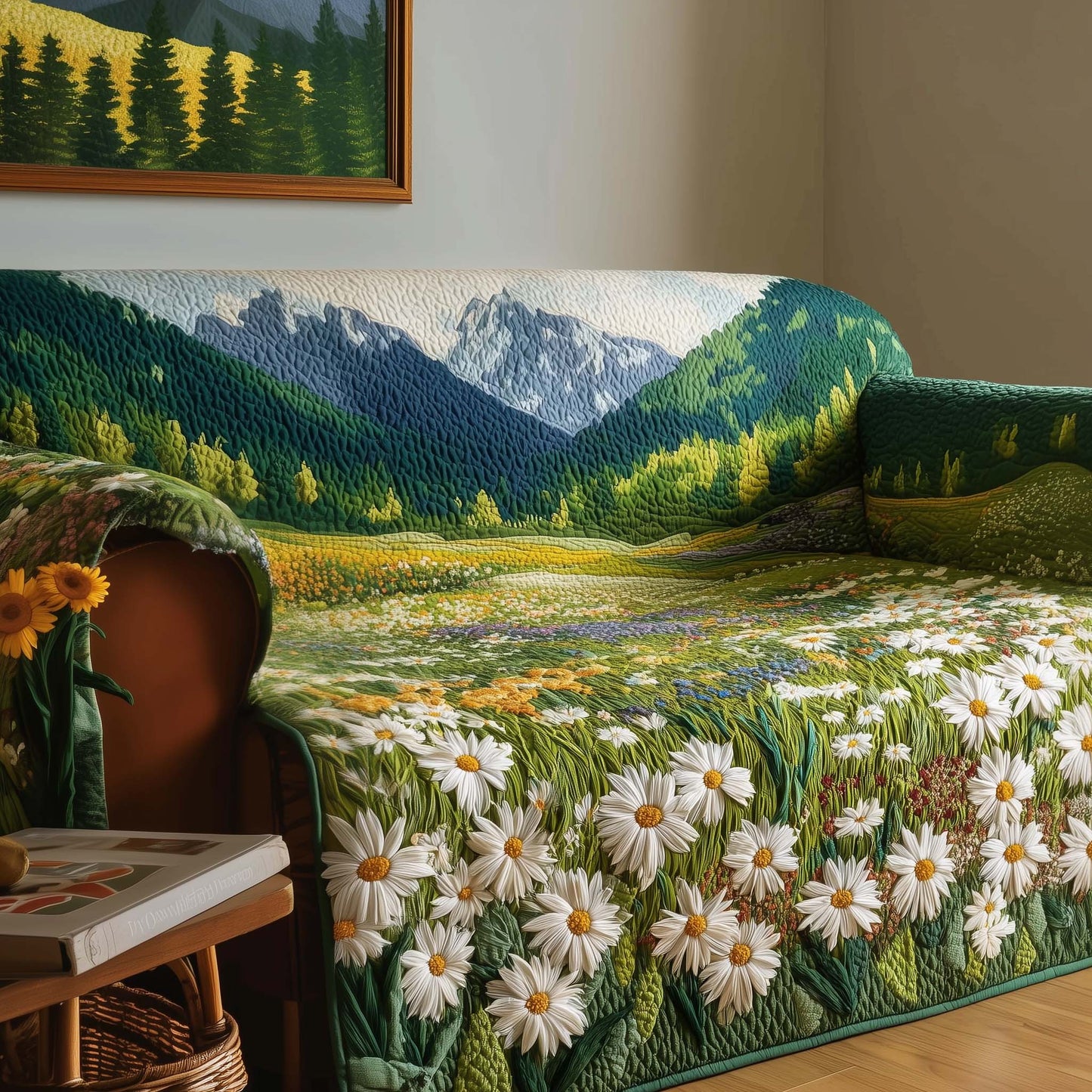 Meadow Quilted Sofa Cover GFTOTG1674