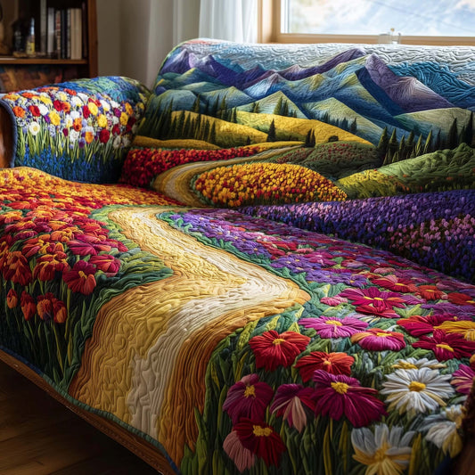 Meadow Quilted Sofa Cover GFTOTG1676